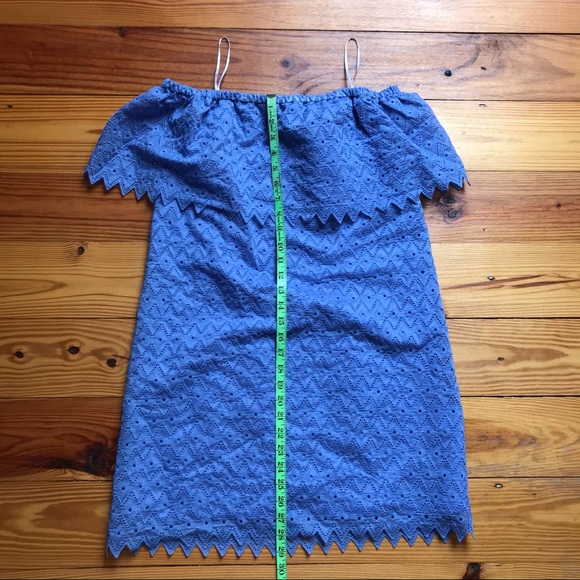 Kensie Periwinkle Blue Eyelet Dress, NWT, M - Picture 7 of 14